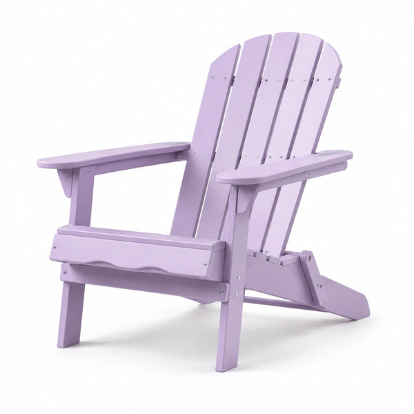 Adirondackstuhl Holz Lila 93x75x90cm