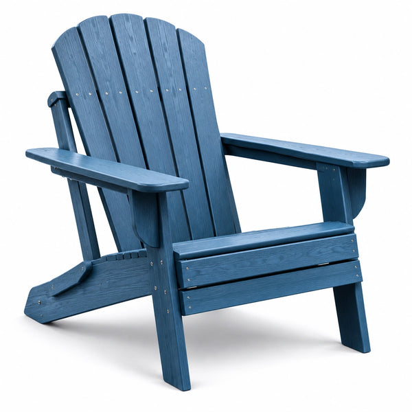Adirondackstuhl Holz Blau