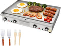 MOOTACO, Elektrogrill, 66cm, Elektrische Grillplatte Gastro mit Zeitschaltuhr