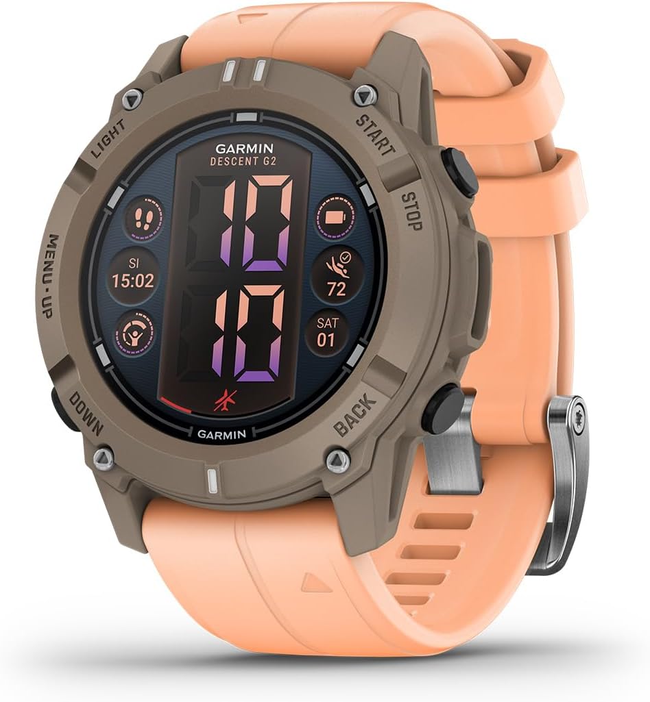Garmin, Smartwatch, 46 mm, Descent G2, GPS-Tauchcomputer/, Schwarz