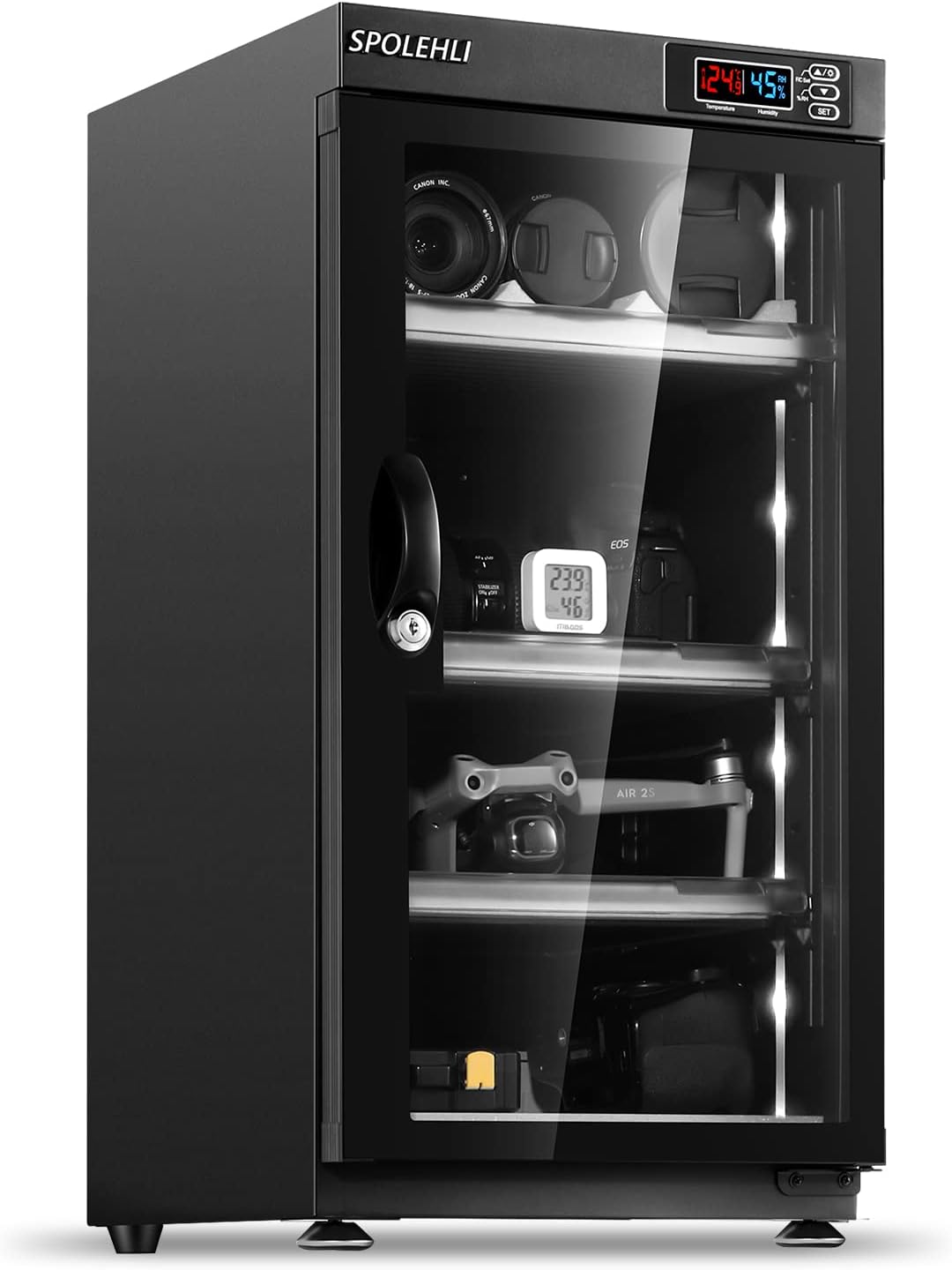 Spolehli, Luftentfeuchter, 55L, Trockenschrank Kamera Digital Control Elektronische