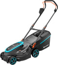 Gardena, Rasenmäher, 37 cm, 45 l, 36V, Akku- PowerMax 37/ P4A Solo: Schnittbreite, Fangkorb, Ergonomisch, Höhenverstellung