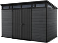 Gerätehaus, Keter, 342x218x226 cm, Cortina 11x7 Gartenhaus, Grau