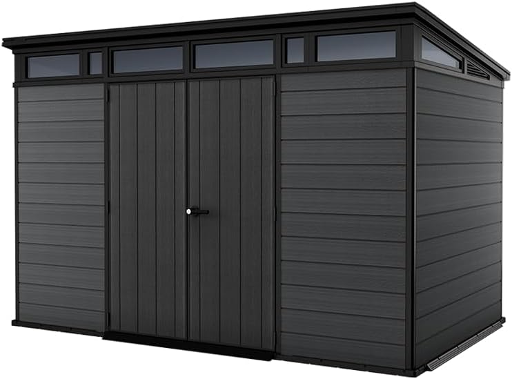 Gerätehaus, Keter, 342x218x226 cm, Cortina 11x7 Gartenhaus, Grau