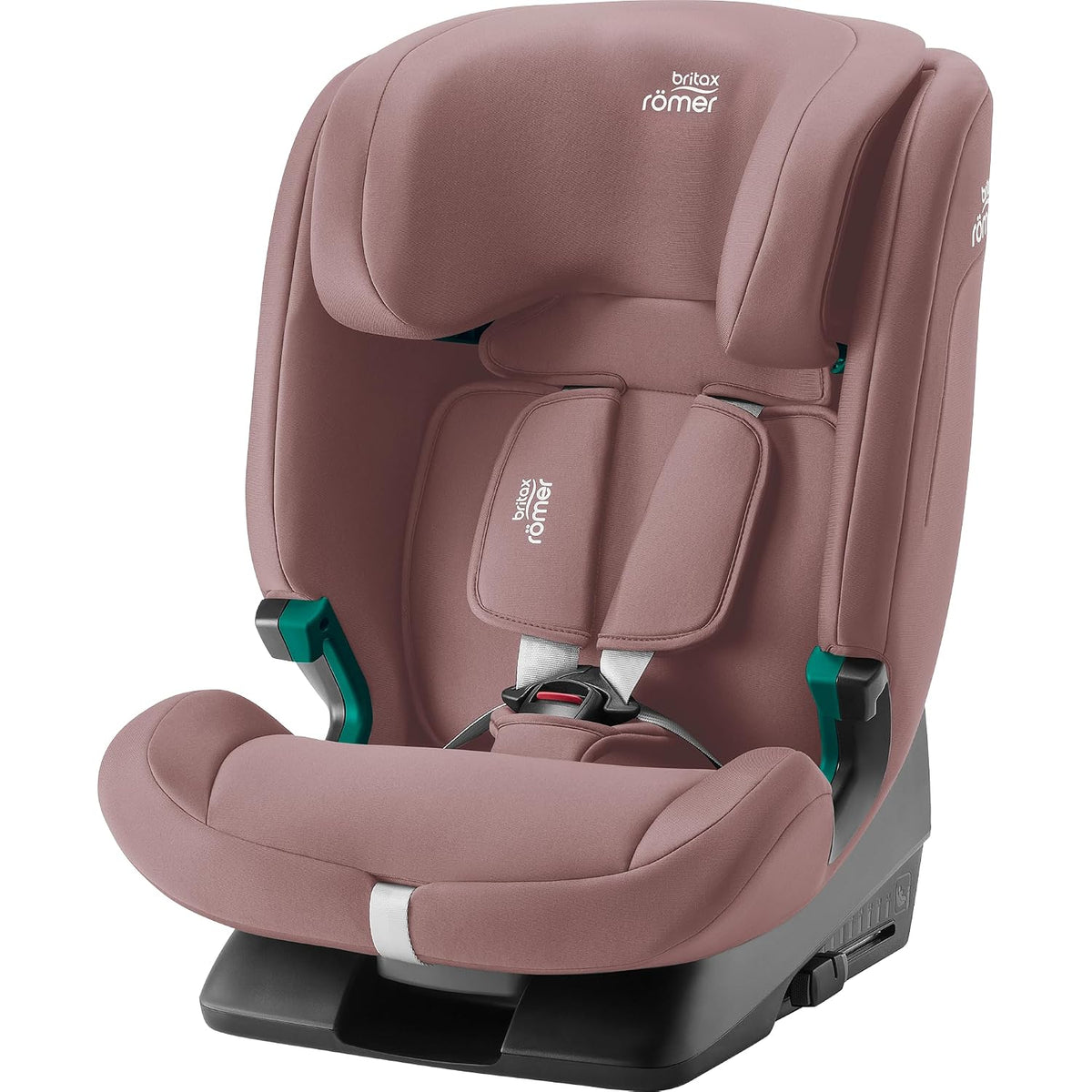 Britax Römer, Kindersitz, 150 cm, EVOLVAFIX, mit ISOFIX, für Kinder von 76- (i-Size), 15 Monate - 12 Jahre, Dusty Rose