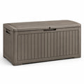 Gartenbox aus Polypropylen Braun 120x45x60 cm