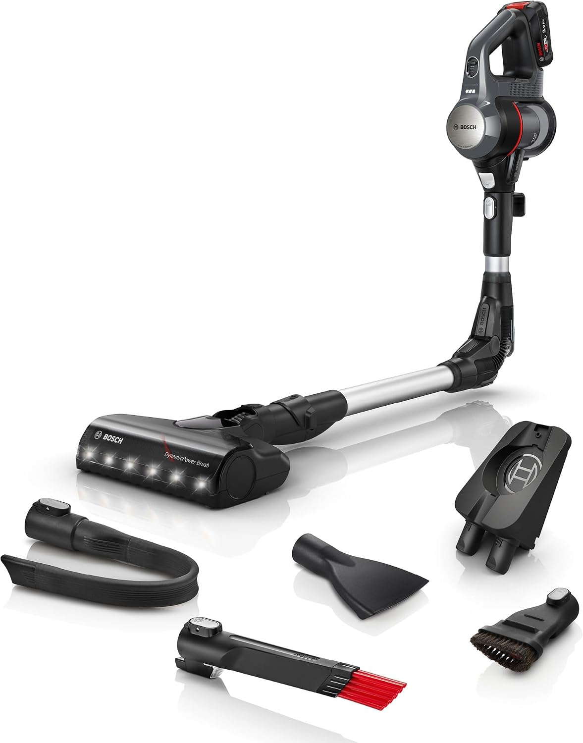 Bosch, Stabstaubsauger, Akku-Staubsauger Unlimited 7 BCS711A, kabelloser Handstaubsauger, beutellos, Wechselakku
