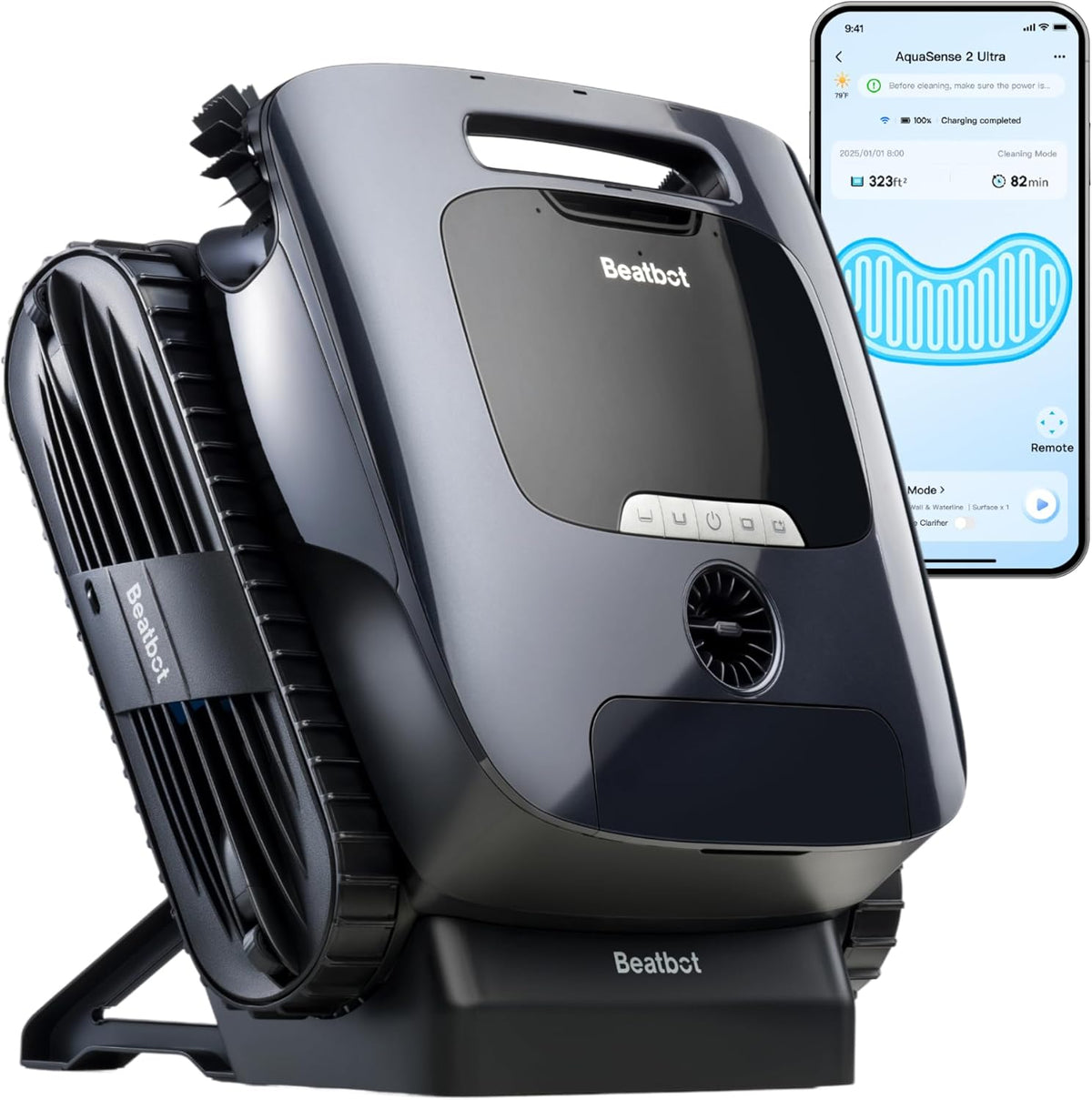 Beatbot, Poolroboter, Aquasense 2 Ultra, KI Mapping, 5-in-1 Komplettreinigung