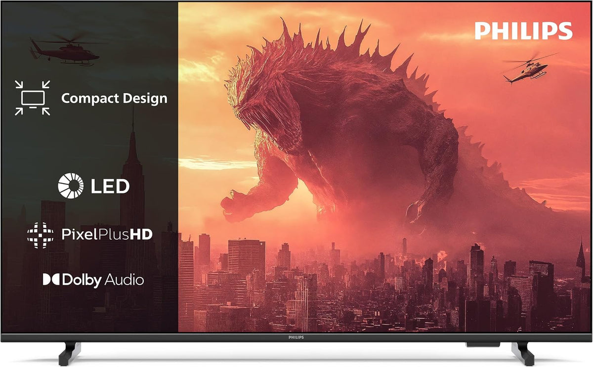 PHILIPS, Fernseher, 43 Zoll, 43PFS5500 FHD LED TV - Display mit Pixel Plus, Kompaktem Design und Dolby Audio Mit Vocal Boost