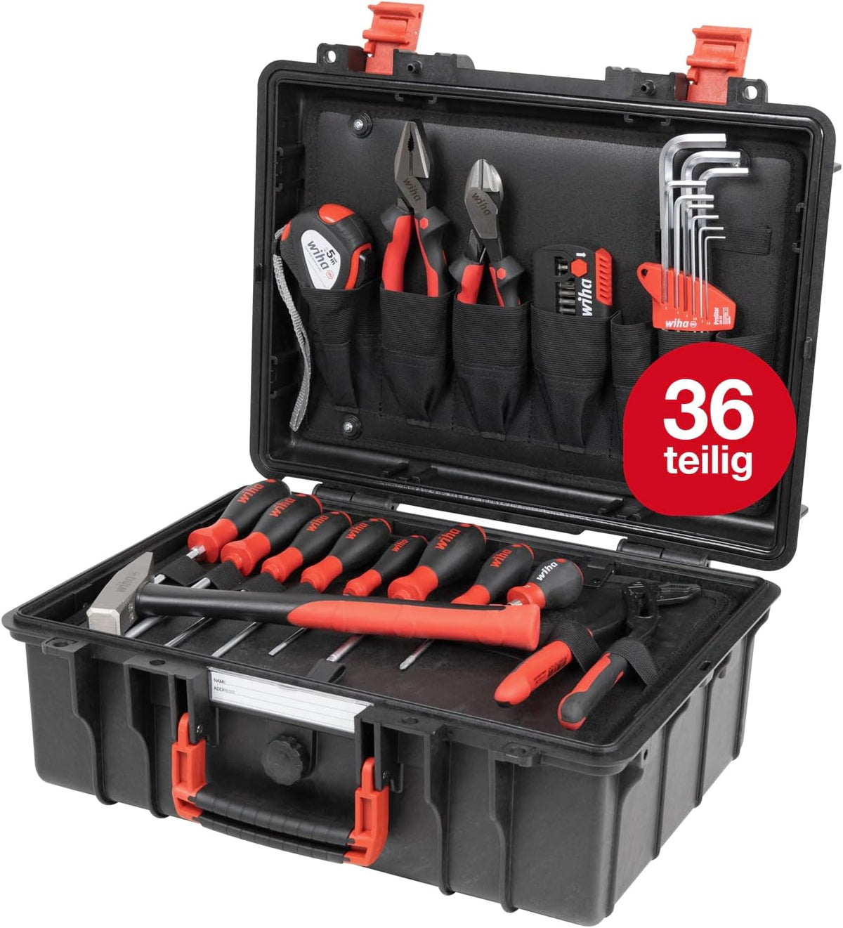Wiha, Werkzeug-Sets, Lehrlingskoffer Set 36-teilig Basic L mechanic I