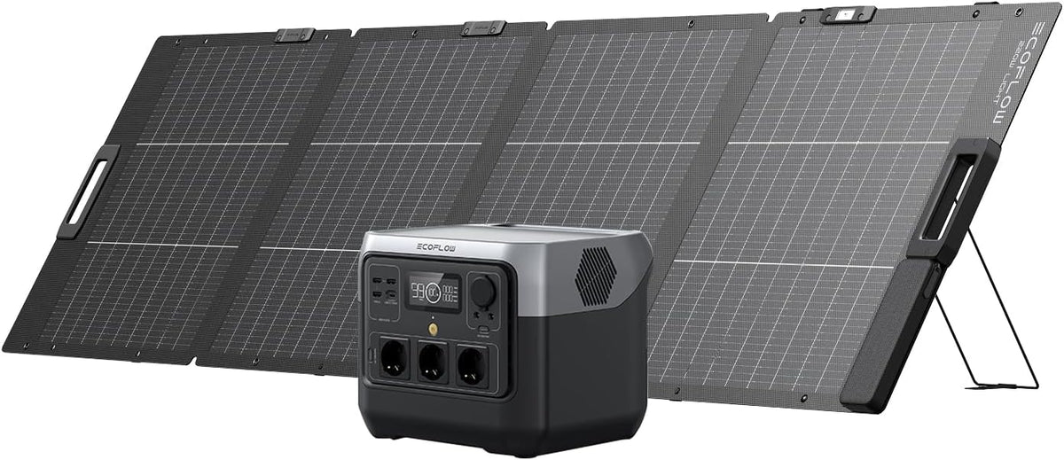 EF ECOFLOW, Powerstation, 768 Wh, 220 W, RIVER 2 Pro tragbare mit Solarpanel