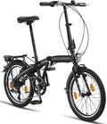 Licorne Bike, Fahrrad, 20 Zoll, Bike, CONSERES Premium Klapprad für Herren Damen 6 Gang Schaltung