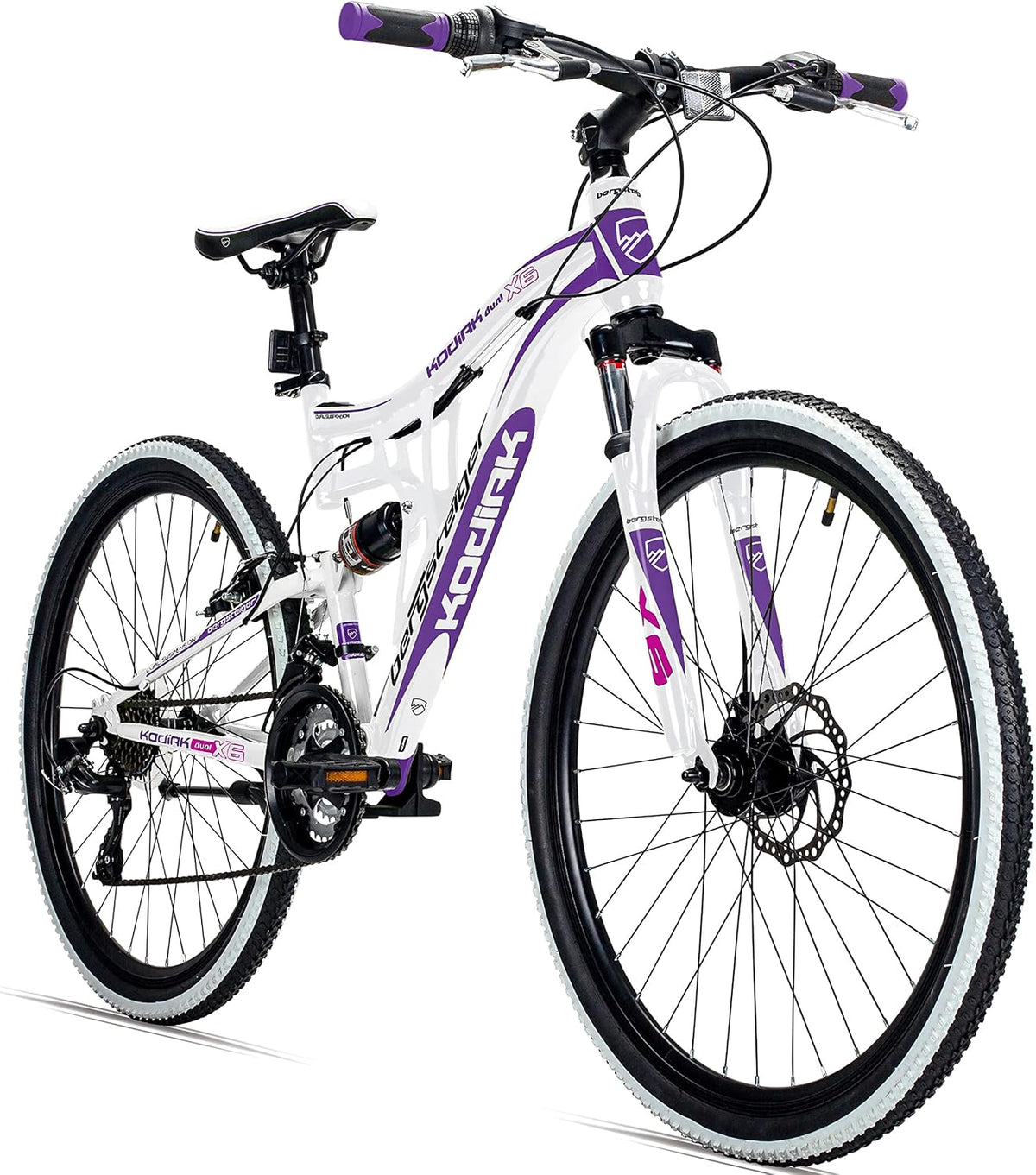 Bergsteiger, Mountainbike, 29 Zoll, Kodiak 24/26/ Herren Fully MTB 21 Gang