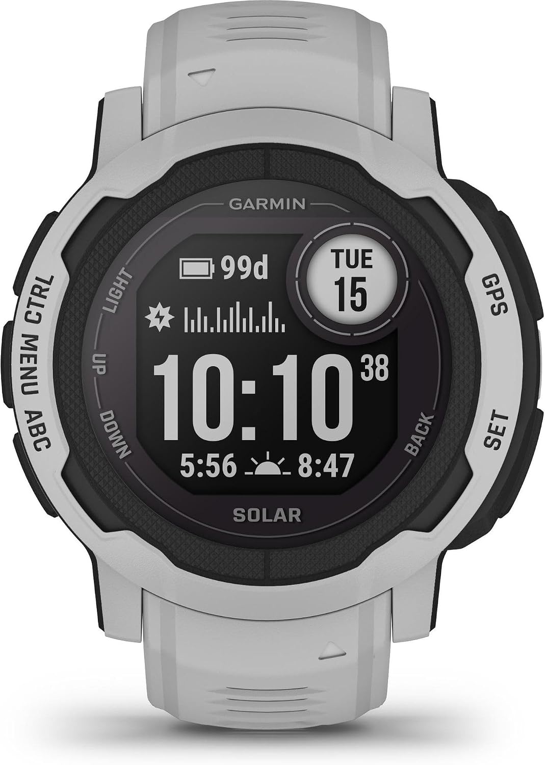 Garmin, Fitness-Tracker, Instinct 2 Solar, GPS-Smartwatch mit unendlicher Akkulaufzeit im, über 40 Sport-Apps, Trainingszustand