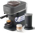 PHILIPS, Milchaufschäumer, 16 Bar, Baristina Espressomaschine mit, Schwarz