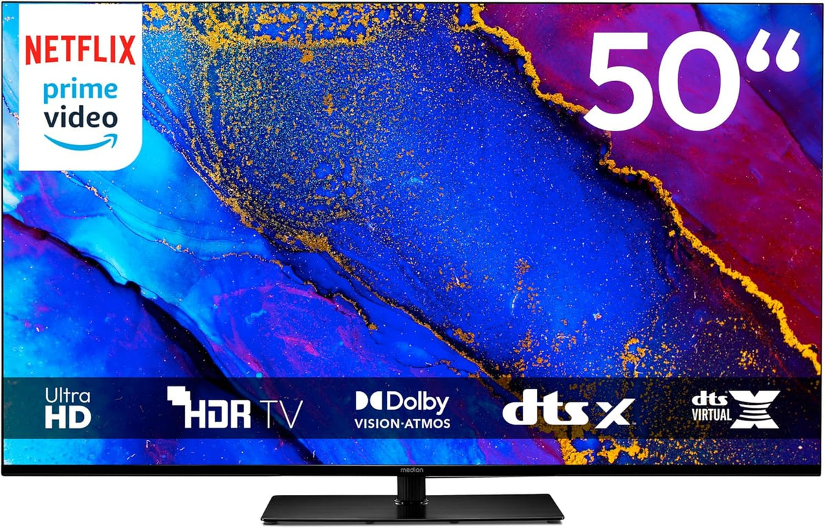 MEDION, Fernseher, 125,7 cm, 50 Zoll, Smart TV