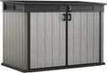 Gerätehaus, Keter, 190,5 x 109,3 x 132,5 cm, Grande Store, 2020 Liters, Grau/Braun