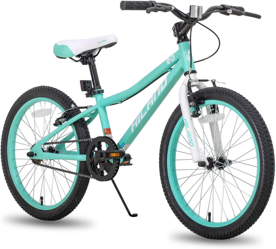 HH HILAND, Mountainbike, 20 Zoll, Climber Kinderfahrrad, für Kinder 5, 10 Jahre, Fahrrad für Jungen und Mädchen mit V-Bremse und