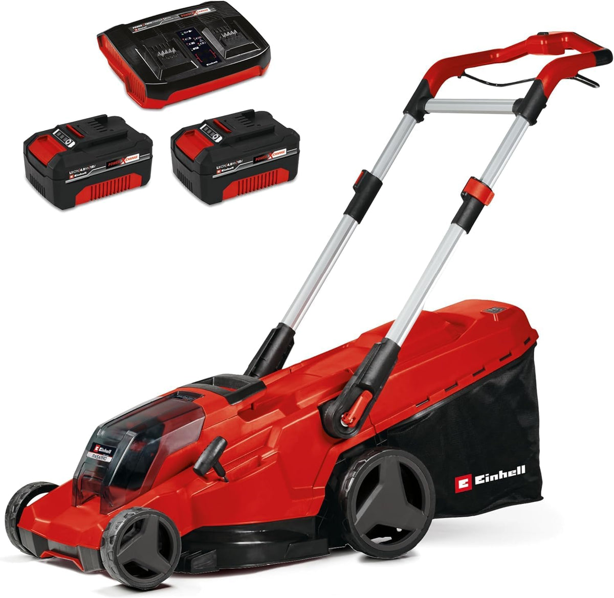 Einhell, Rasenmäher, 4,0 Ah, 42 cm, 550 m, 36 V, Akku- RASARRO 36/42 Kit Power X-Change