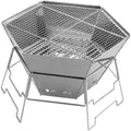 KOHARA, Holzkohlegrill, leicht zu transportieren, Außengrill, Haushaltskohlegrill, Camping-Grillutensilien