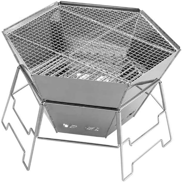 KOHARA, Holzkohlegrill, leicht zu transportieren, Außengrill, Haushaltskohlegrill, Camping-Grillutensilien