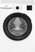 Beko, Waschmaschine, 8 kg, BM3WFU3841X freistehend, Waschvollautomat, EnergySpin, Schleuderwahl 1400 U/min, Dampffunktion