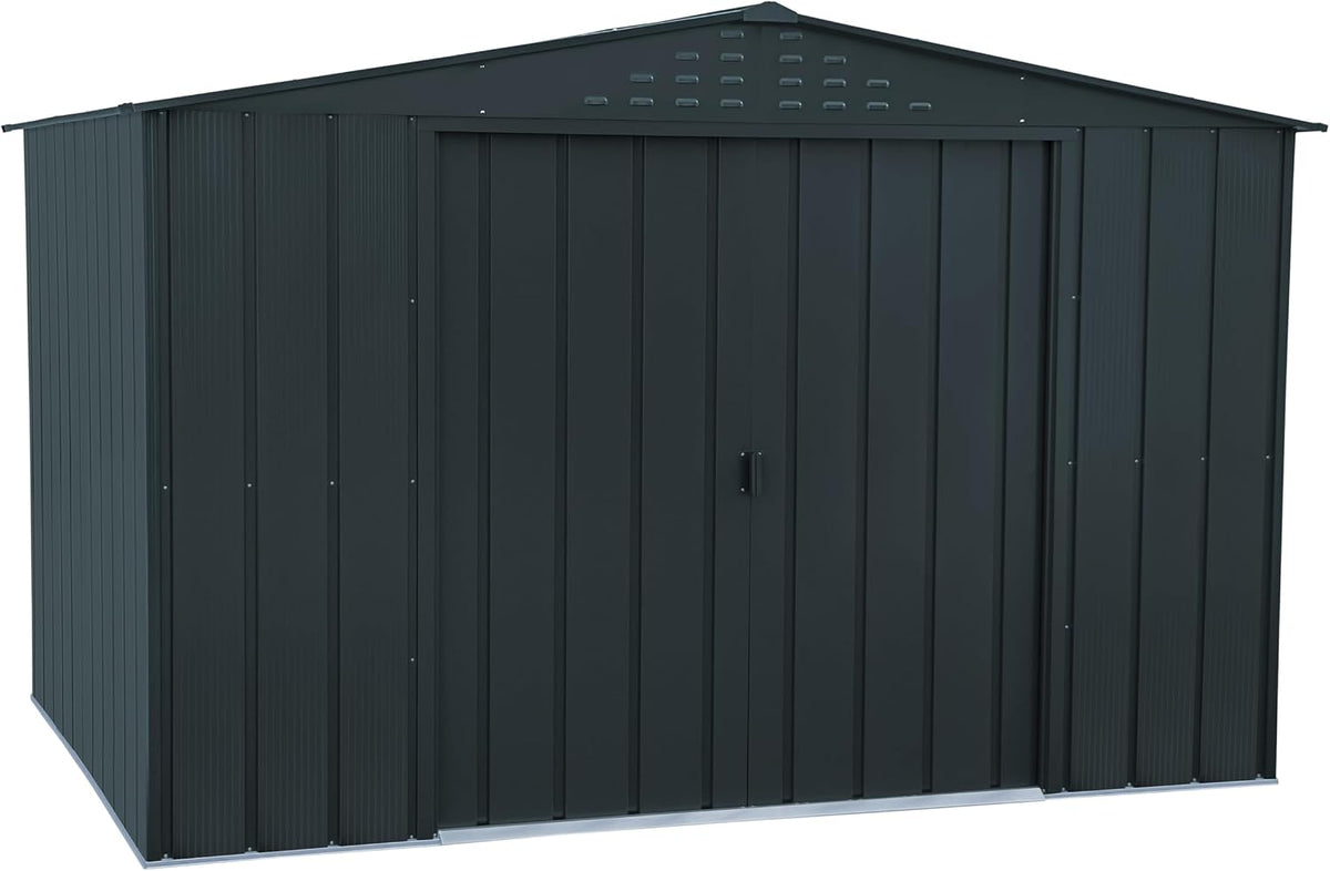 Gerätehaus, Duramax, 7.28 m, TOP 10 x 8 ( ²) Metall, hergestellt aus verzinktem Stahl, verstärkte Dachkonstruktion