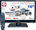 Unispectra, Fernseher, 230V, 24V, 12V, Smart TV, ® 16' Smart TV (webOS) Full HD Triple Tuner: Sat, Antenne, Kabel TV