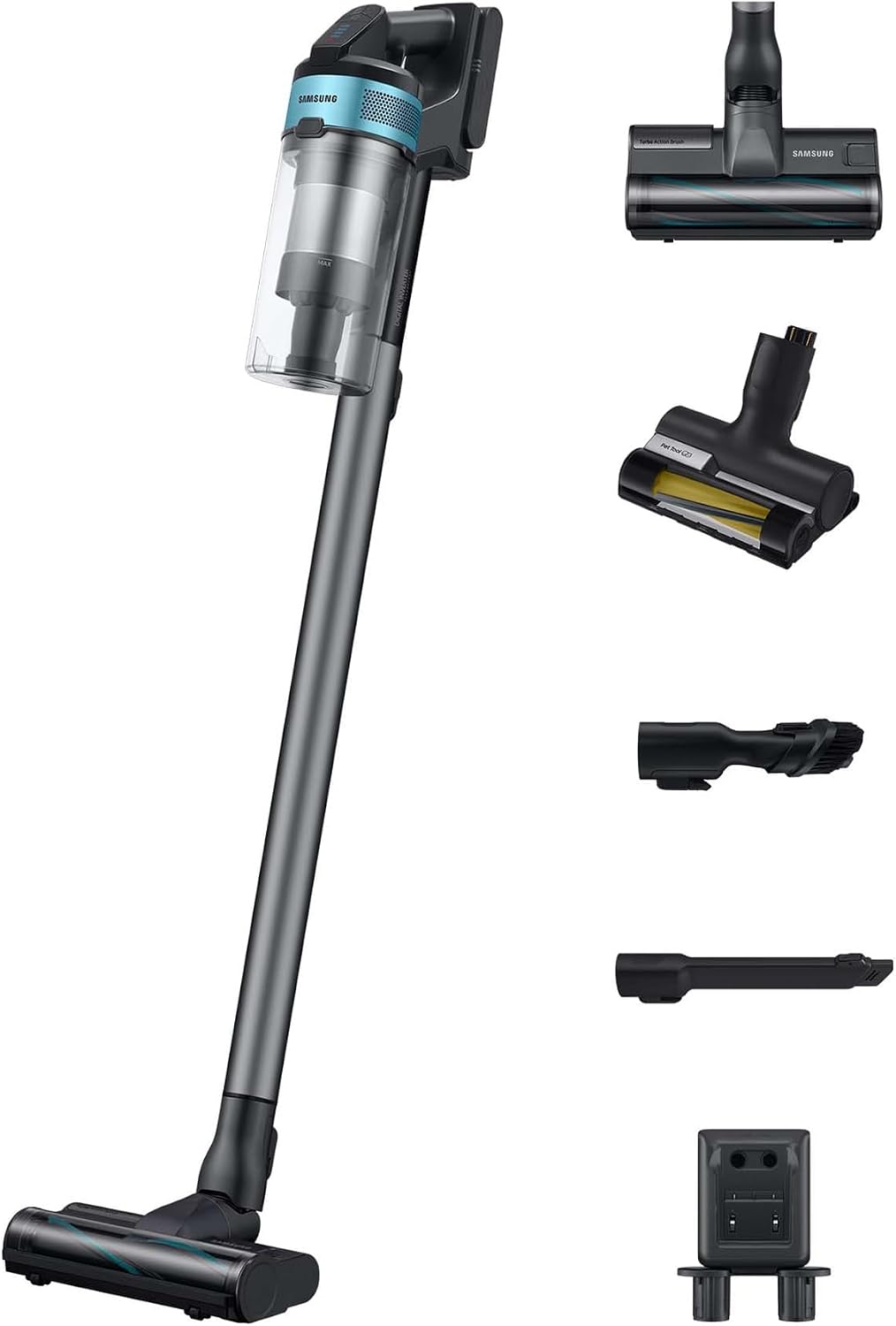 Samsung, Stabstaubsauger, 200 W, Jet 75E PetPRO Akku-Staubsauger, Inkl. Tierhaarbürste Pet Tool und weiterem Zubehör