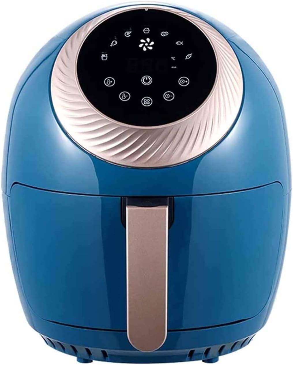 WADRBSW, Heissluftfritteuse, 1400 W, Heißluftfritteuse, Digitale Smart-CNC, 7 voreingestellte Kochmodi, abnehmbare Antihaft-Pfanne