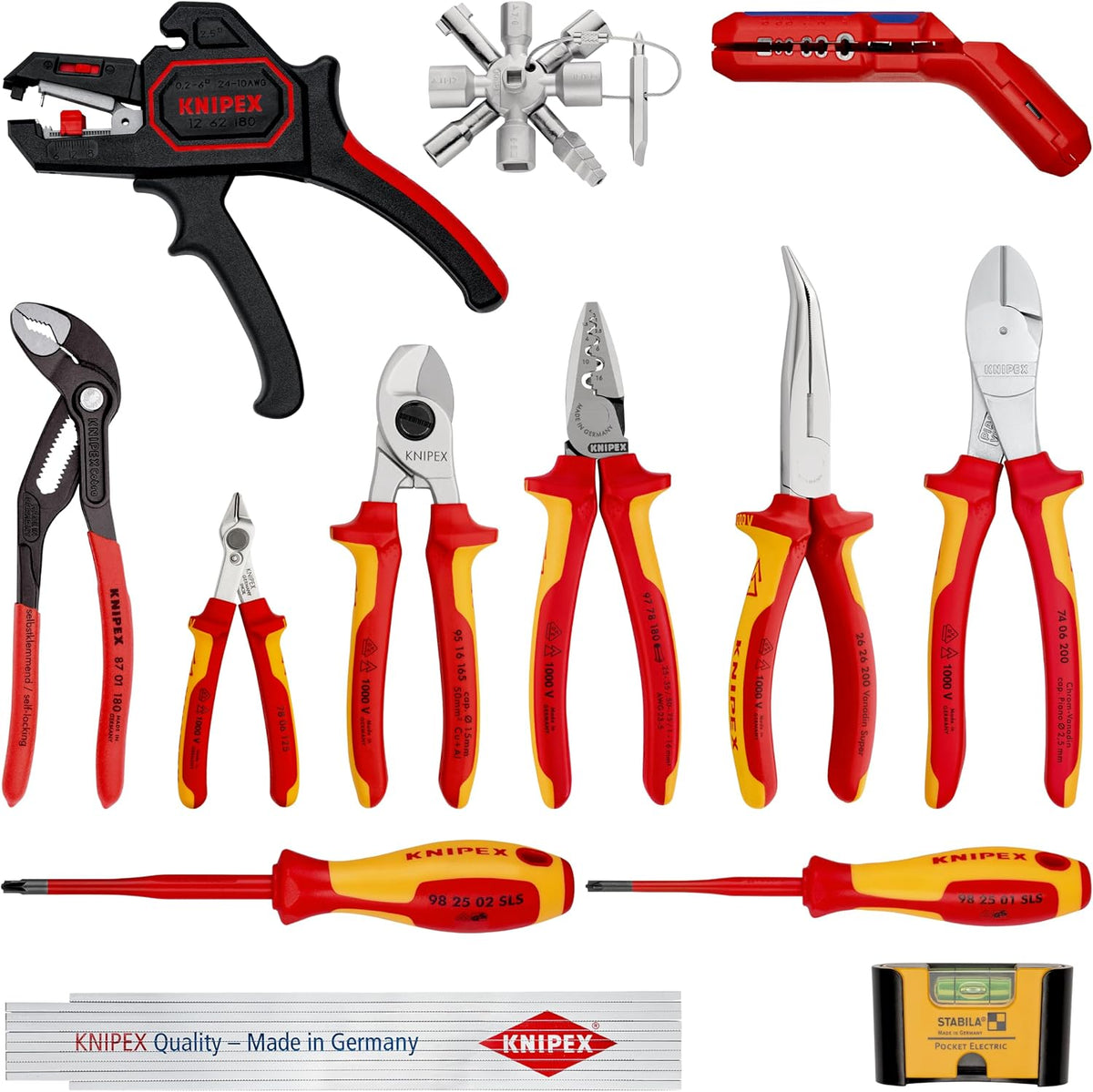 KNIPEX, Werkzeug-Sets, Erweiterungsset Elektro 2, 00 20 90 V02