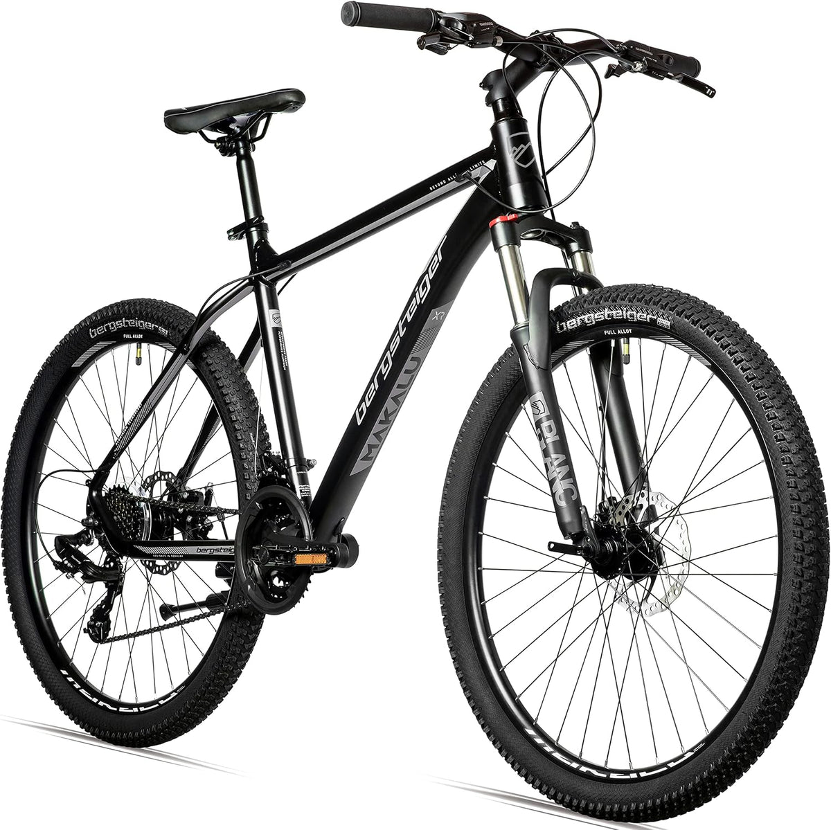 Bergsteiger, Mountainbike, 29 Zoll, Makalu 26/ Alurahmen Hardtail MTB 21 Gang