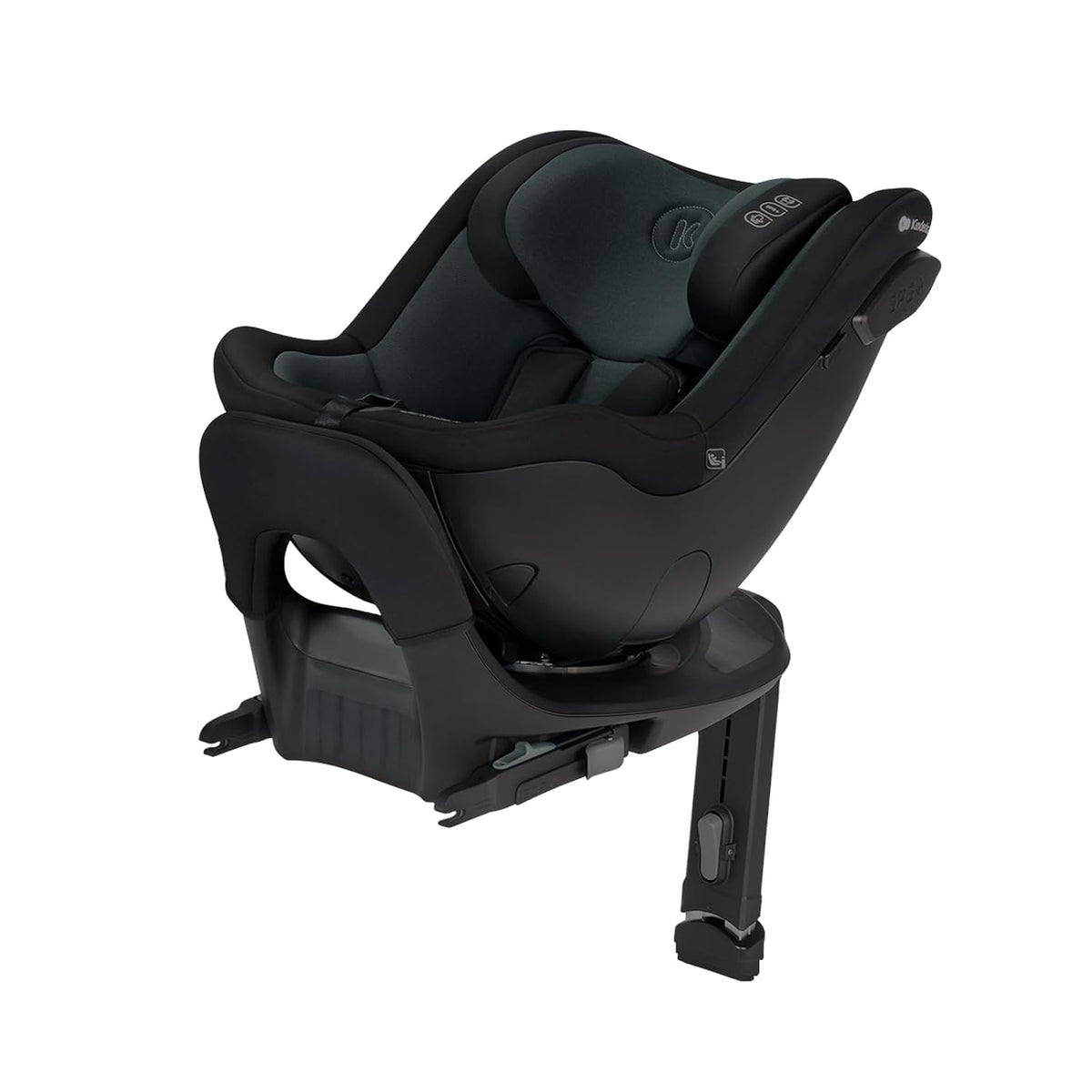 Kinderkraft, Kindersitz, 105 cm, I-GUARD PRO i-size 61- mit Isofix base und Stützfuß, bis zu ca. 4 Jahren, Sicherheitssystemen