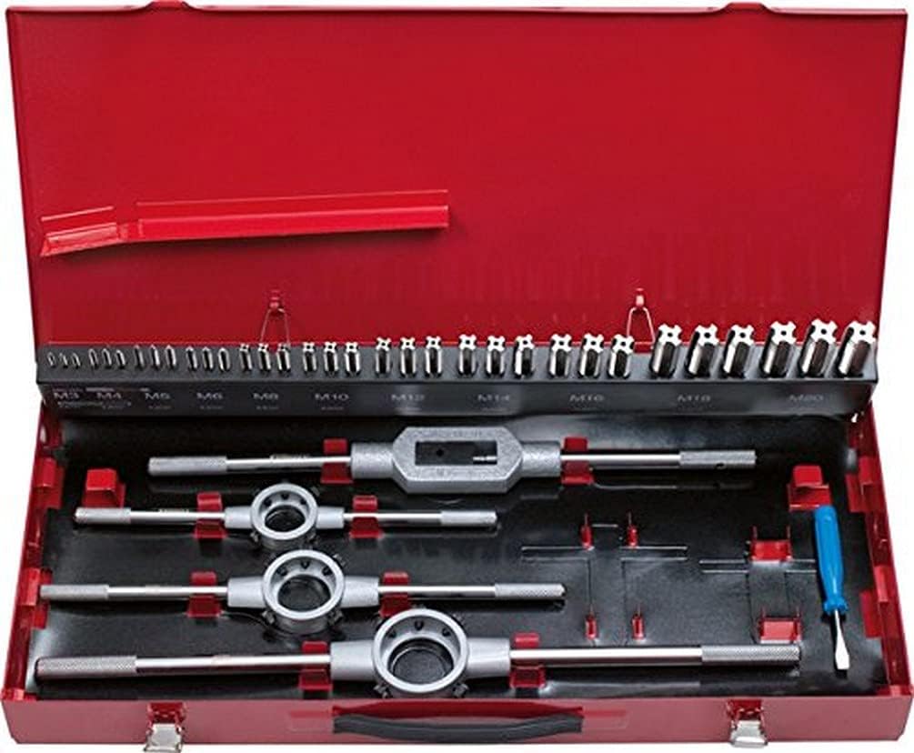 KS Tools, Werkzeug-Sets, 331.0754 HSS Co Gewindeschneidwerkzeug-Satz, 54-tlg