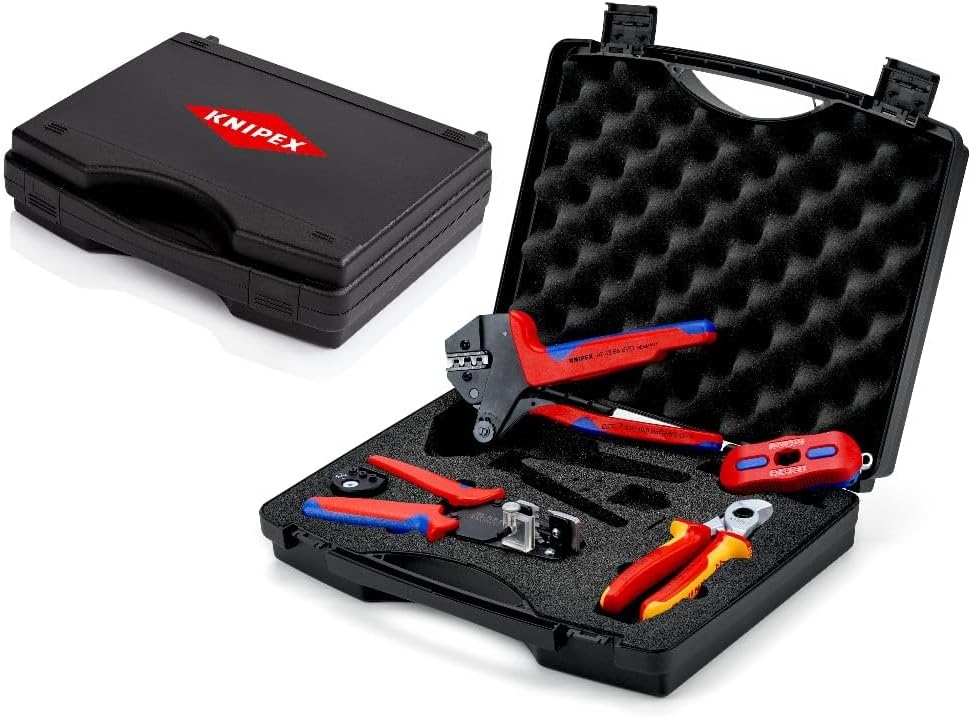 KNIPEX, Werkzeugkästen, Werkzeugkoffer für Photovoltaik, 97 91 04 V03