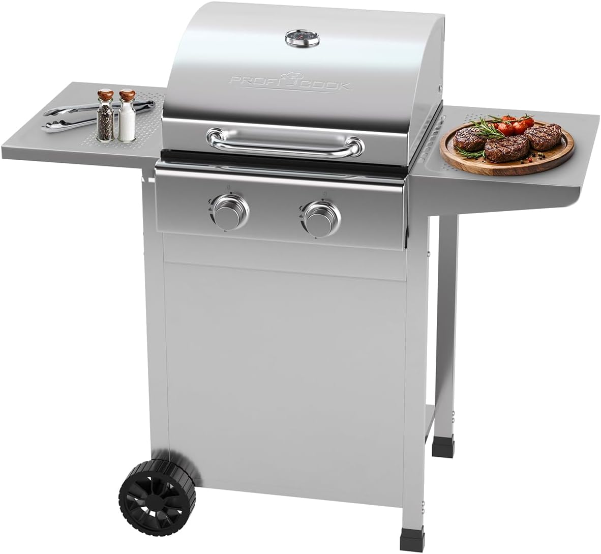 Profi Cook, Gasgrill, ® für Temperaturen bis zu 350°C