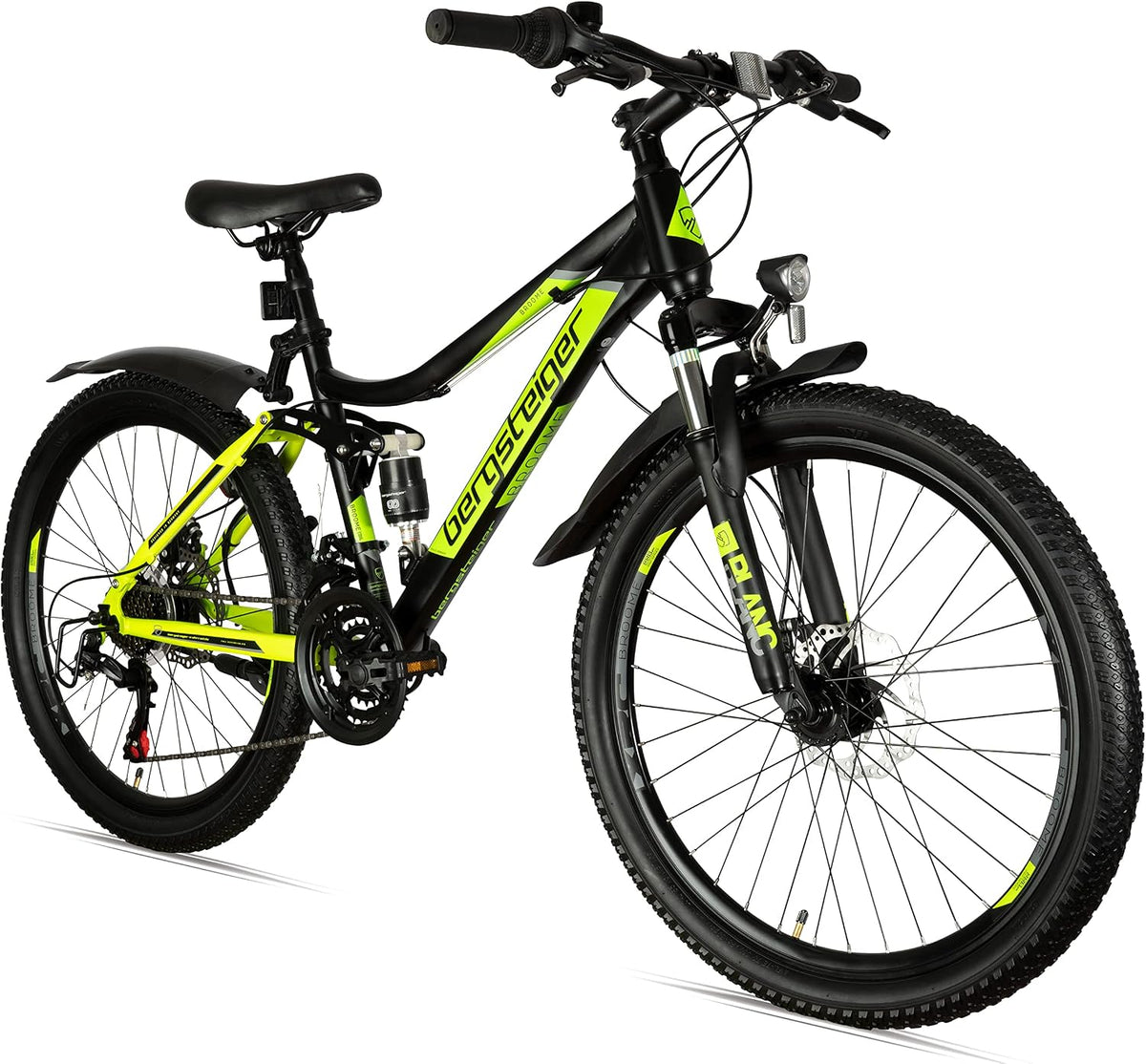 Bergsteiger, Mountainbike, 26 Zoll, Broome 24/ Kinderfahrrad Fully MTB 21 Gang