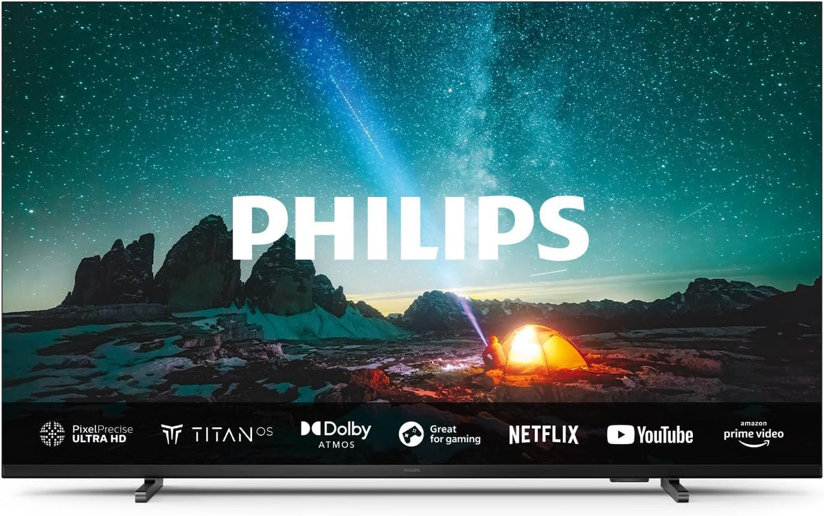 PHILIPS, Fernseher, Smart TV, 43PUS7609 4K LED Smart TV - 43-Zoll Display mit, Anthrazitgrau