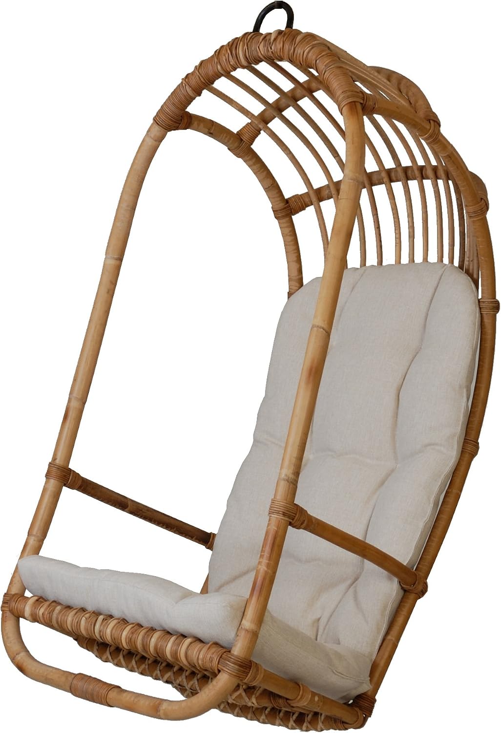 Hängesessel, korb.outlet, Hängeschaukel/ aus ungeschältem Natur-Rattan - Hänge