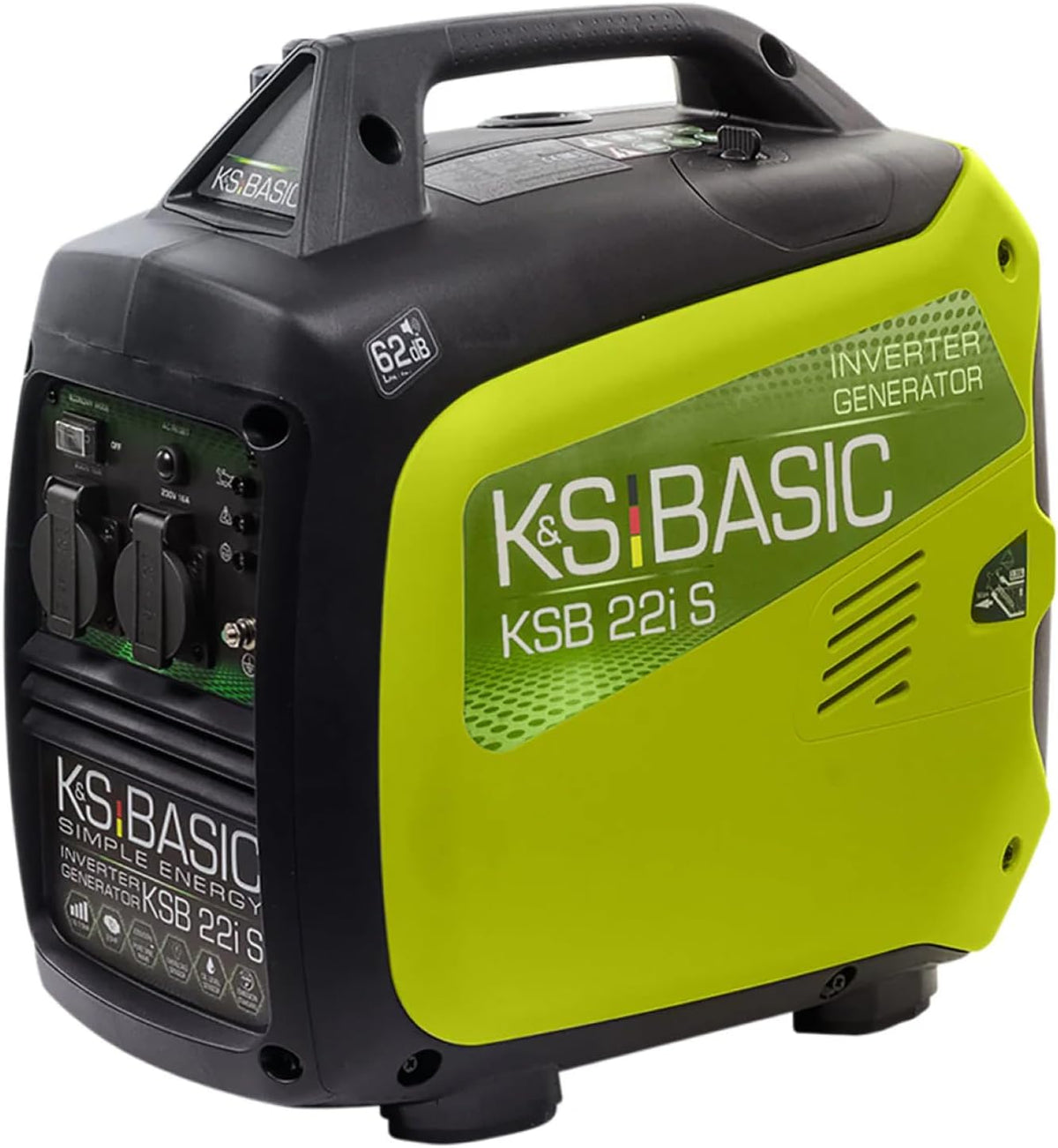 K&S BASIC, Powerstation, 2000W, 22i S InverterGenerator, inverter stromerzeuger Benzin