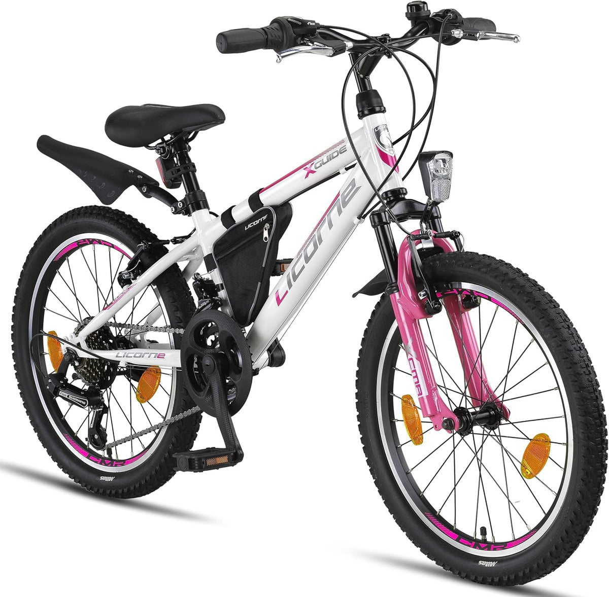 Licorne Bike, Mountainbike, 29 Zoll, Guide Premium Mountain in 20, 27.5 und Fahrrad für Mädchen Jungen Herren und Damen