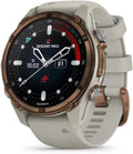Garmin, Smartwatch, 43mm, Descent Mk3i Bronze PVD Titanium mit Silikonband