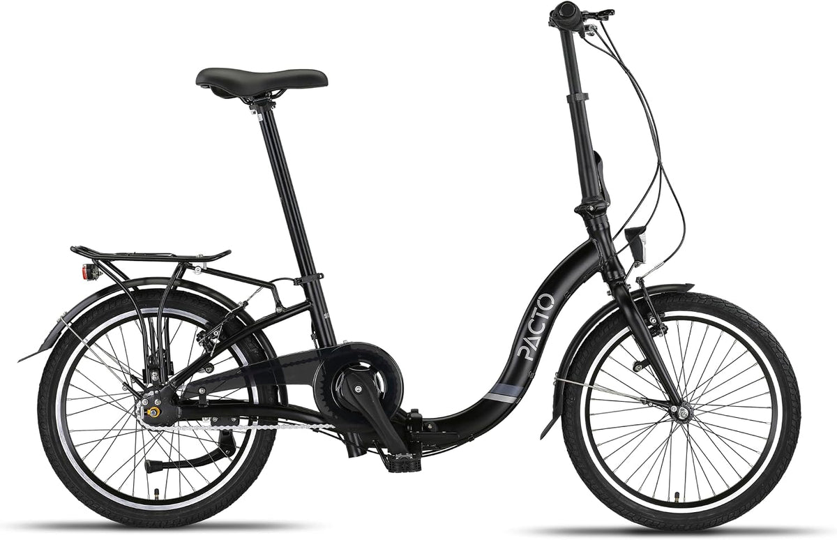 PACTO, Klappräder, 20 Zoll, 16KG, Seven N7 Klapprad mit Schnelles Faltsystem (10 Sek), Aluminiumrahmen, Leichtgewicht