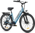 HillMiles, E-Bike, 13Ah, 36V, MileCity1 26' für Erwachsene, 7 Gang Elektrofahrrad mit Austauschbarem Akku, 25 km/h und 80