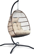 Hängesessel, VITA5, mit Gestell - Rattan Egg Chair - Indoor & Outdoor