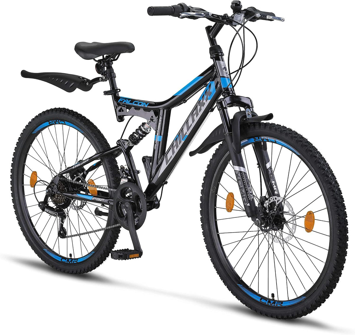 Chillaxx, Mountainbike, 29 Zoll, Bike Falcon Premium in 24, 27.5 und - Fahrrad für Jungen, Mädchen
