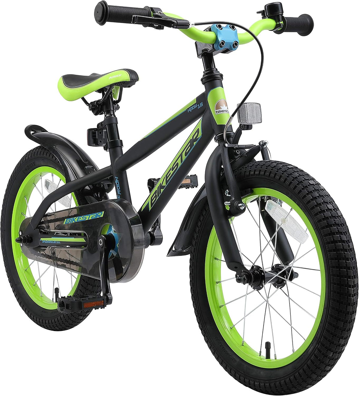 BIKESTAR, Mountainbike, 16 Zoll, Kinderfahrrad für Mädchen und Jungen ab 4-5 Jahre