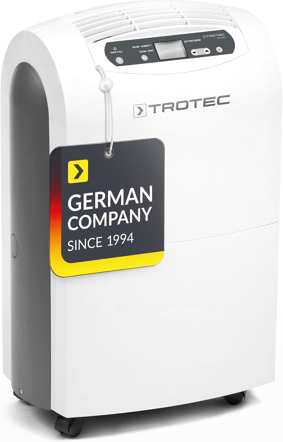 TROTEC, Luftentfeuchter, 230 m, 30 L, 90 m, 4,3L, Elektrischer TTK 100 E, Entfeuchtungsleistung /24h, für Räume bis ²/³