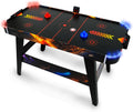FASports, Airhockey, LED- Spieltisch von, Air Hockey Kinder/Jugendliche ab 8 Jahren, Spieltisch mit Luft inkl. leuchtende Pusher und Pucks