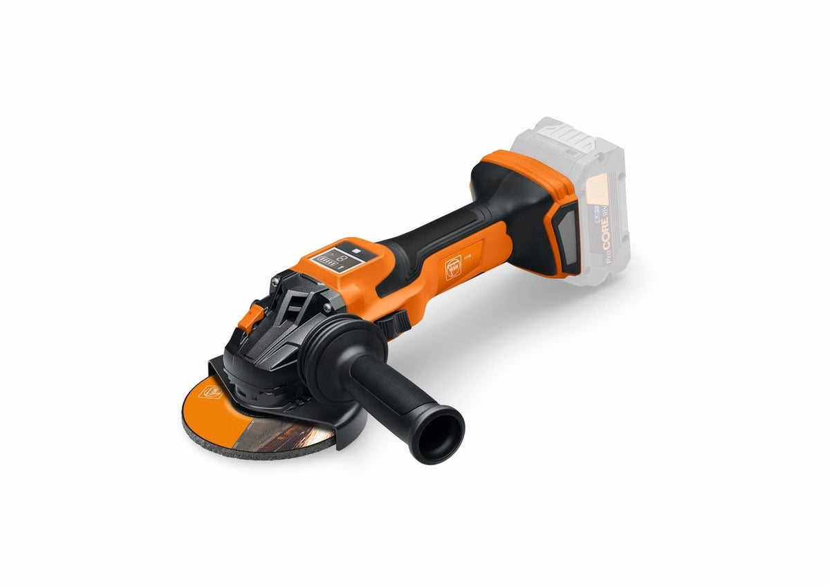 FEIN, Schleifer, 125 mm, 18 V, 18V, Akku-Winkel Ø, CCG18-125-15 AS, leistungsstark, für effektive Trenn-, Schleif- und Entgratarbeiten